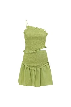 Louisa Shirred Dress -SABO™ Shop 064ed546 7450 41b7 bbb9 fc59e5459936