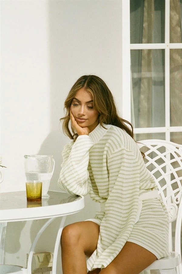 Morela Knit Dress - Stripe 5 Morela Knit Dress - Stripe - Image 3