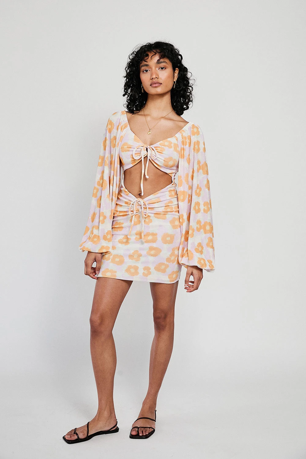 Addilyn Dress - Smudge Floral 6 Addilyn Dress - Smudge Floral - Image 4