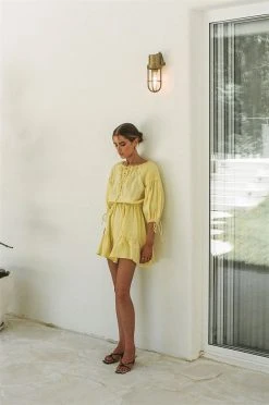 Anouk Dress - Yellow -SABO™ Shop 31bfdb19 ebb5 44c6 96e1 a587896d567e