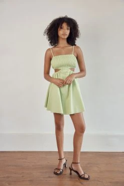 Enya Shirred Dress -SABO™ Shop 5b9fd85c 3df6 462b a326 fef07bfc02ef