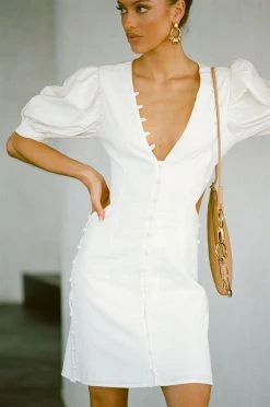 Louel Button Dress -SABO™ Shop 7bd328b6 e106 4a4b a4c0 24c3c525f59a