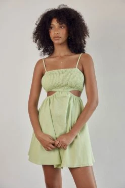 Enya Shirred Dress -SABO™ Shop 9458120a a480 4968 b5fb e3def34c6b01