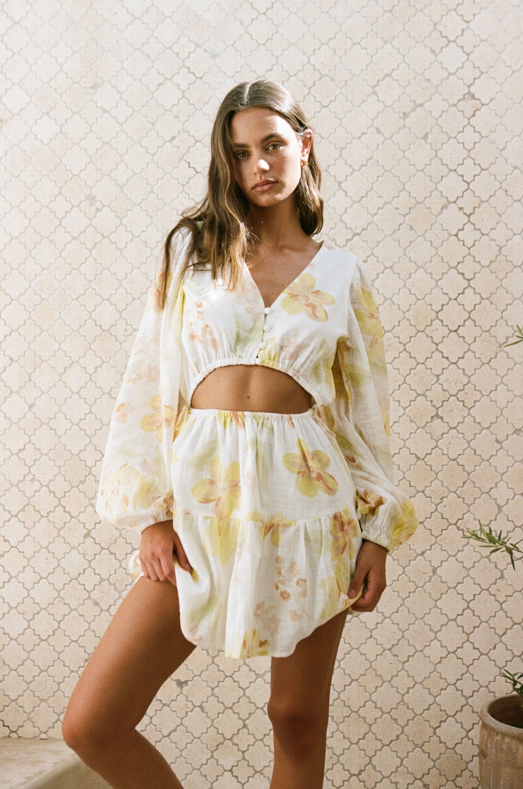 Emmaline Dress - Lemon Bouquet 3 Emmaline Dress - Lemon Bouquet