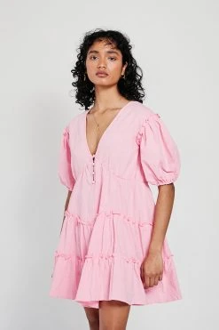 Tarelle Dress - Taffy Pink -SABO™ Shop a4cd1100 78cd 4373 919b 76cbc1a95842