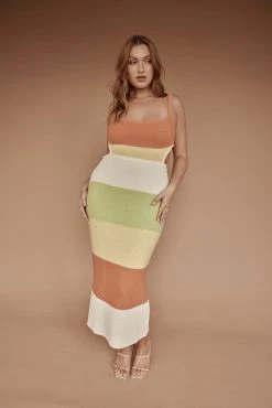 London Knit Dress - Earth -SABO™ Shop a58a8dca 38d8 4dbd 9b39 d81f64c624da