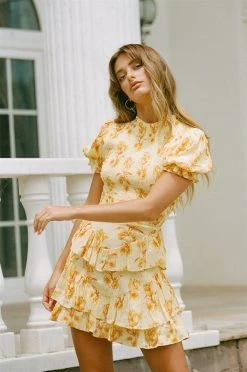 Britta Shirred Dress -SABO™ Shop b55f4c3e 578d 4990 b6c1 9ac5506c4308