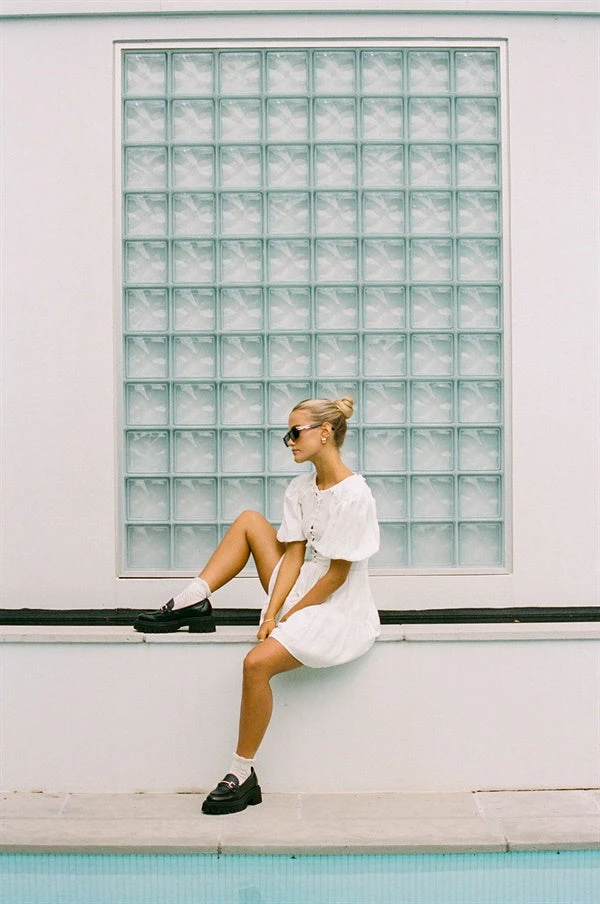 Santana Dress - White 6 Santana Dress - White - Image 4