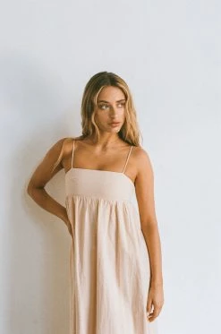 Azaria Dress - Tan -SABO™ Shop d9161a7a 092f 4645 a072 bdbed5d84889