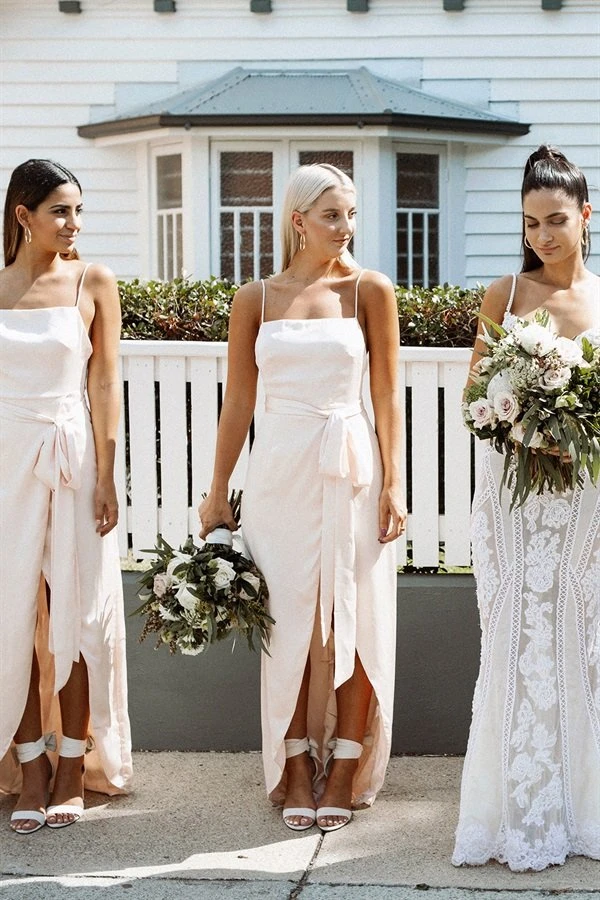 Roma Bridesmaid Dress - Blush 4 Roma Bridesmaid Dress - Blush - Image 2