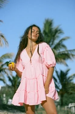 Tarelle Dress - Taffy Pink -SABO™ Shop e3151e6e 7952 4e10 8d79 d5ea3ac719f3