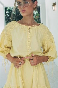 Anouk Dress - Yellow -SABO™ Shop e331df3a 5e0b 4fa2 8c85 c58fdede11f5