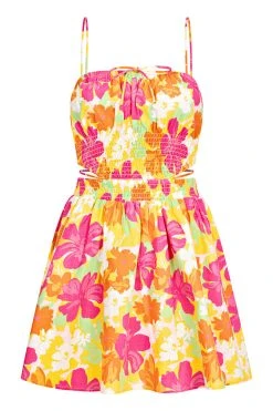 Bianca Shirred Dress -SABO™ Shop e45010a6 4566 4095 91ab 1b03143e87a2