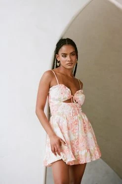 Karolina Shirred Dress -SABO™ Shop e4955262 53fc 4414 a80f 2b2aafa2a2f3