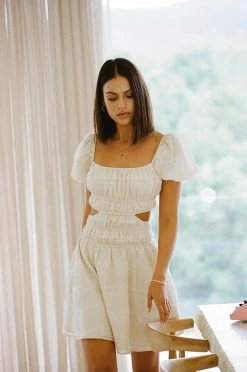 Wolfie Dress - Cream